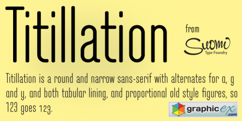 Titillation Font