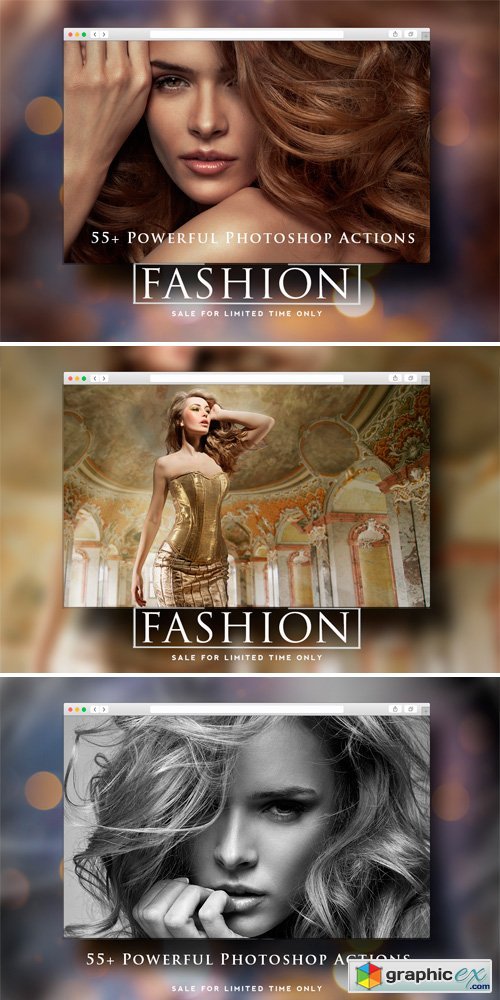 Fashion Pro Photoshop Actions Bundle