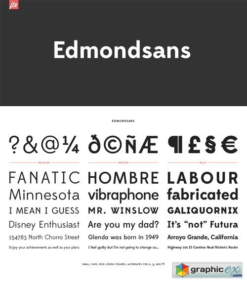 Edmondsans Font Family 