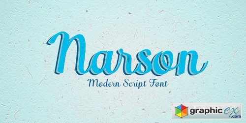 Narson Scirpt Font