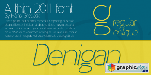 Denigan Font Family