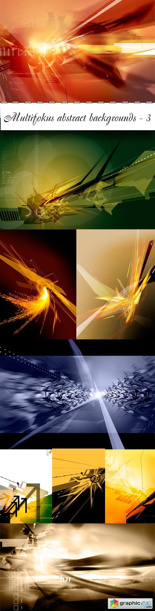  Multifokus abstract backgrounds PSD - 3