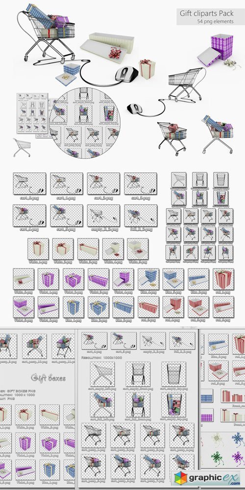 Gift cliparts Pack