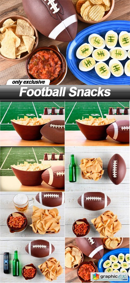Football Snacks - 8 UHQ JPEG