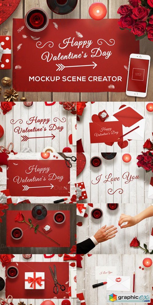 Valentine Mockup Scene Creator