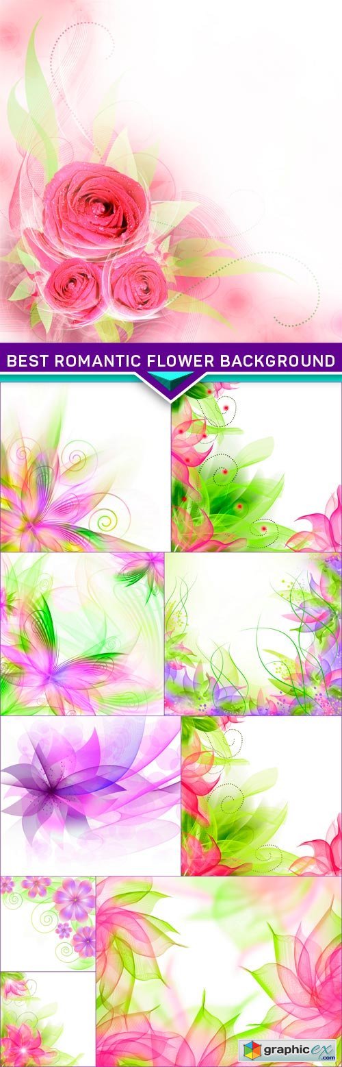 Best Romantic Flower Background 10x JPEG
