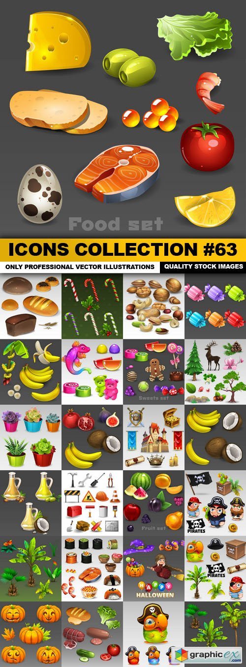 Icons Collection #63 - 25 Vector