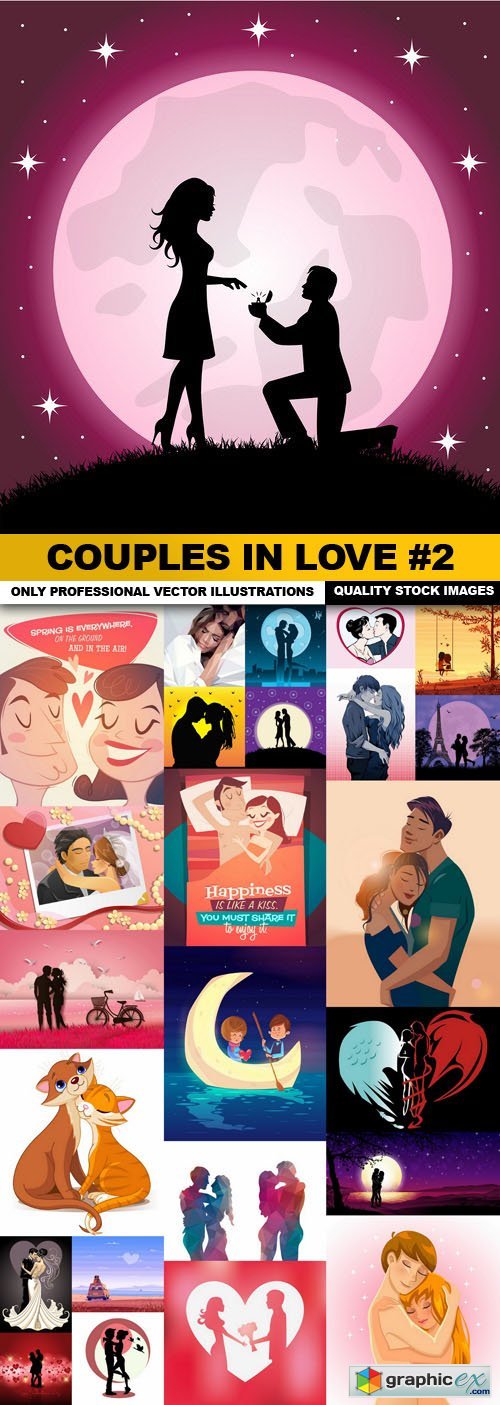 Couples In Love #2 - 25 Vector