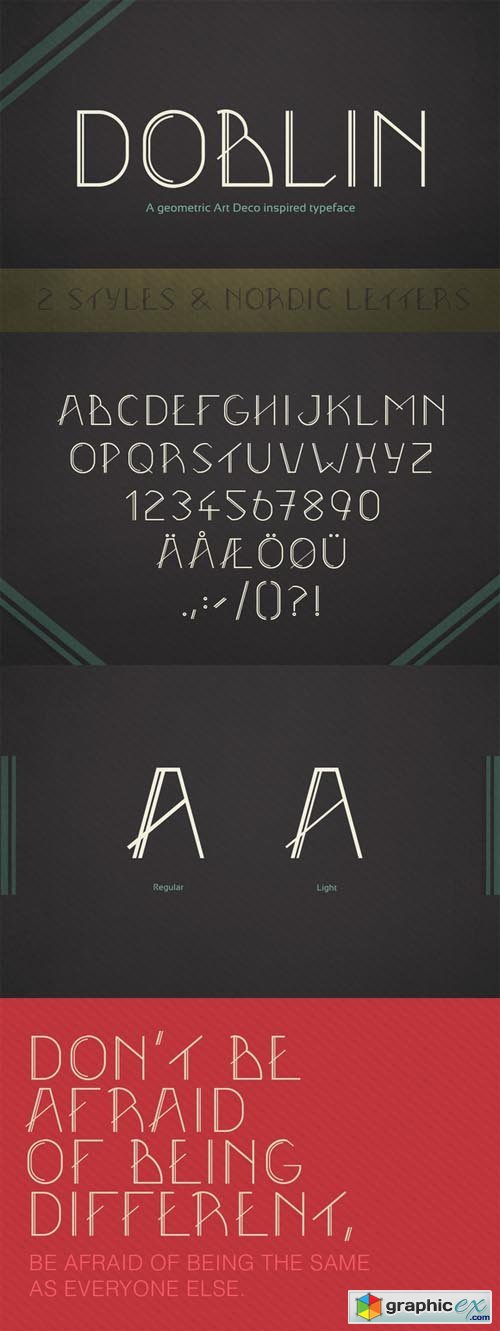 Doblin Typeface (2 Styles) 