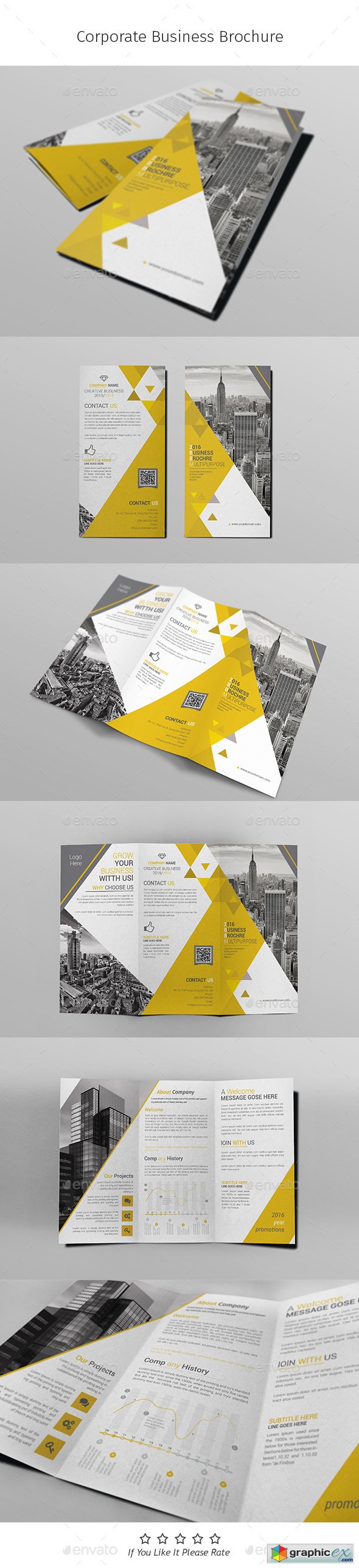 A4 Corporate Business Flyer Template Vol 10