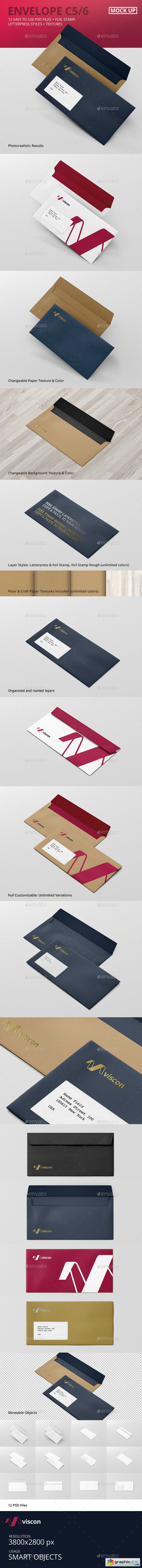 Download Envelope C5 6 Mock Up Free Download Vector Stock Image Photoshop Icon PSD Mockup Templates