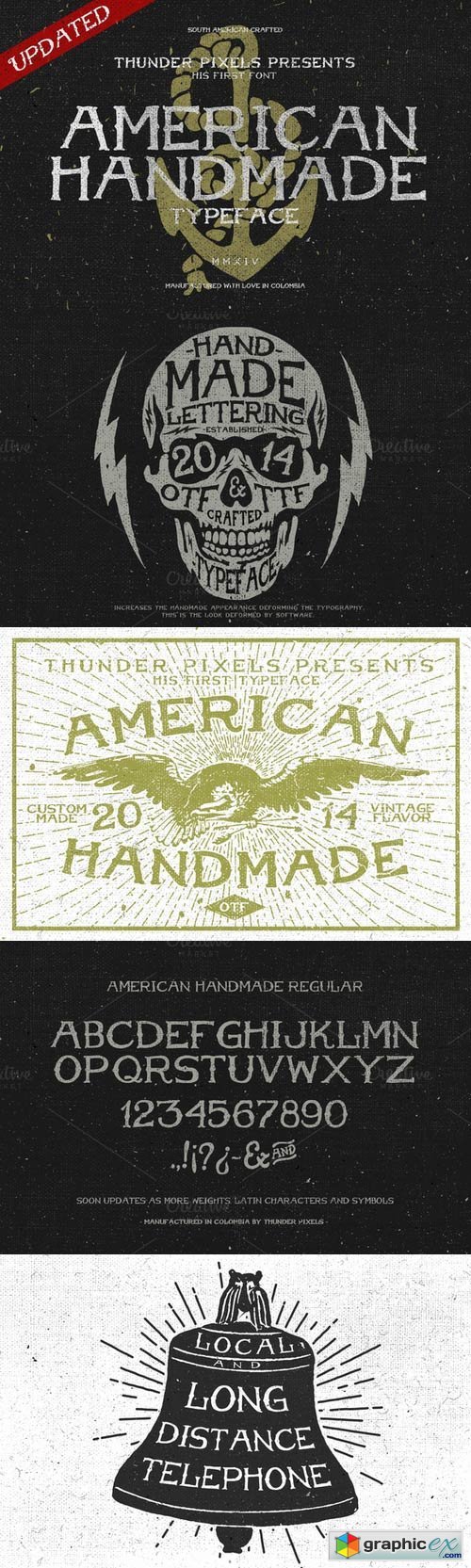 American Handmade Typeface 