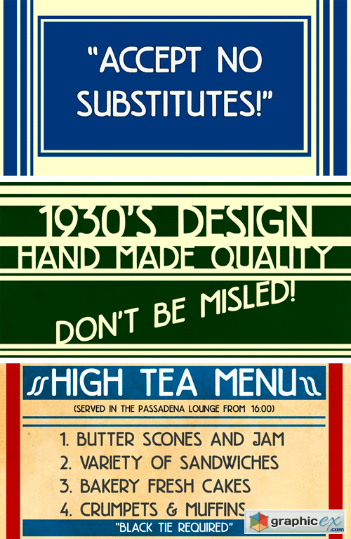 High Tea Font