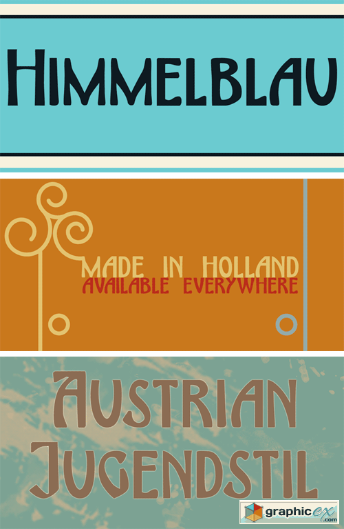 Himmelblau Font Family