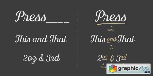 Fourth Font Family - 8 Fonts 