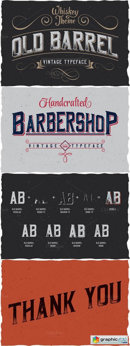 OldBarrel Vintage Typeface 