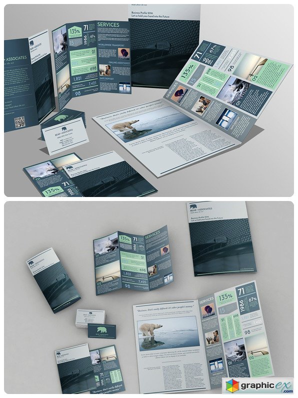 Set of Brochures Stationery 04