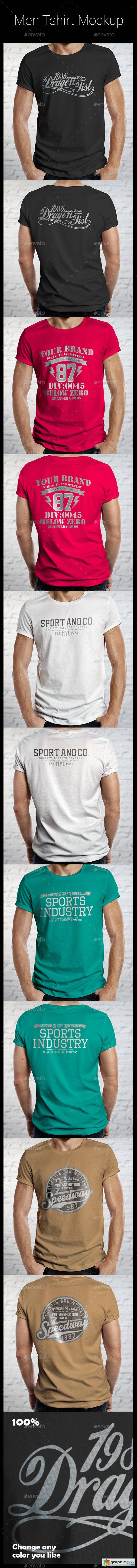 Men T-Shirt Mockup T-shirts