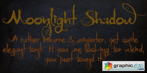 Moonlight Shadow Font Family
