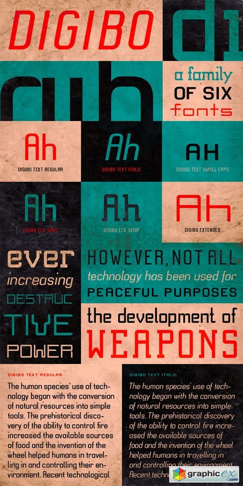 DigiBo Font Family 