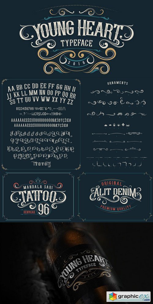 Young Heart Typeface 