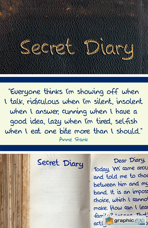 Secret Diary Font