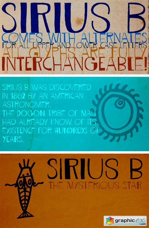Sirius B Font Family