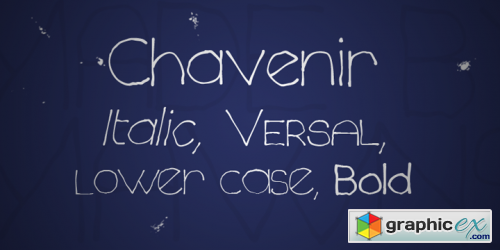 Chavenir Font Family