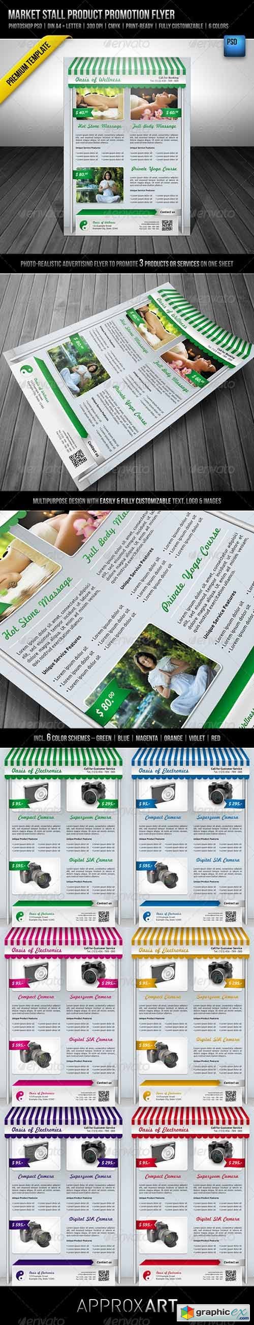 Market Stall Product Promotion Flyer