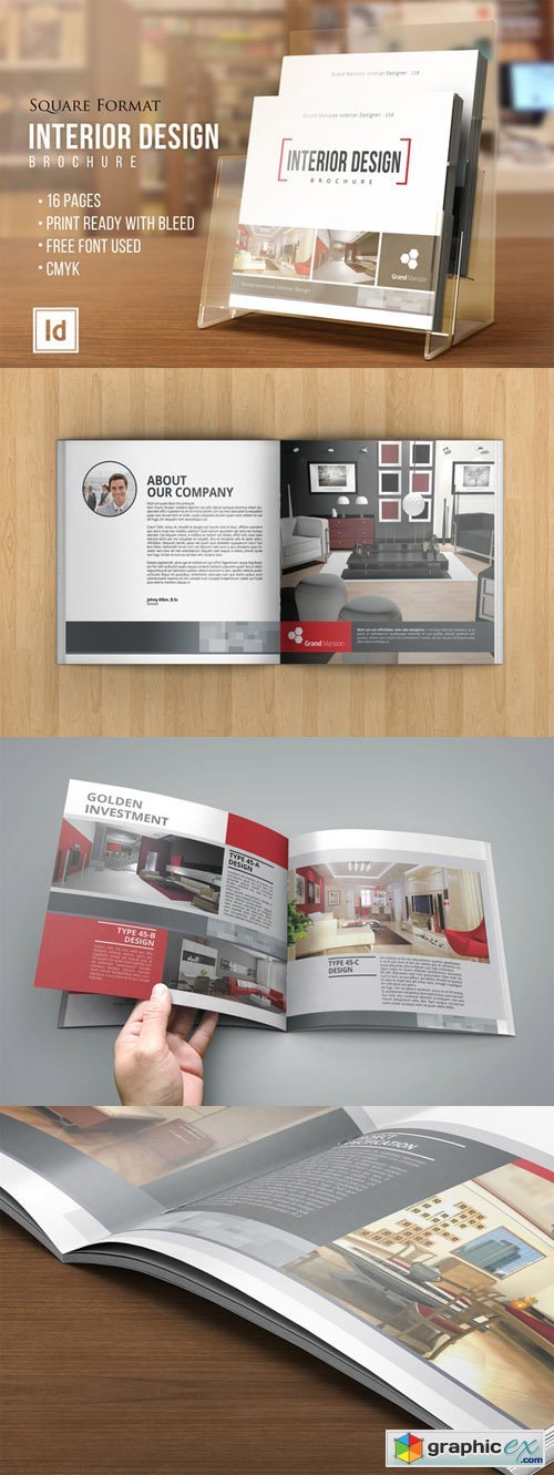 INTERIOR DESIGN Square Brochure