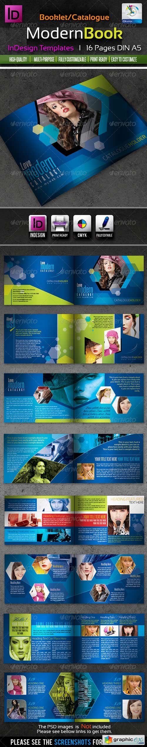 Corporate InDesign Modern Booklet/Catalog 16pages