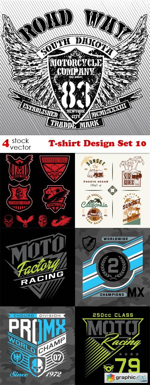 Vectors - T-shirt Design Set 10