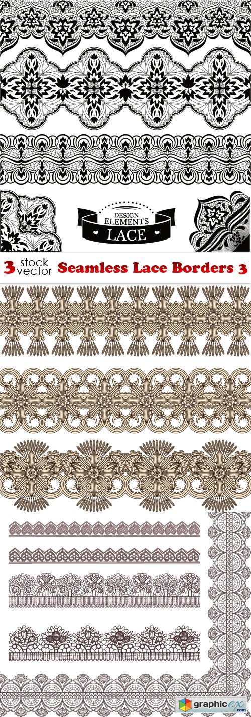 Vectors - Seamless Lace Borders 3