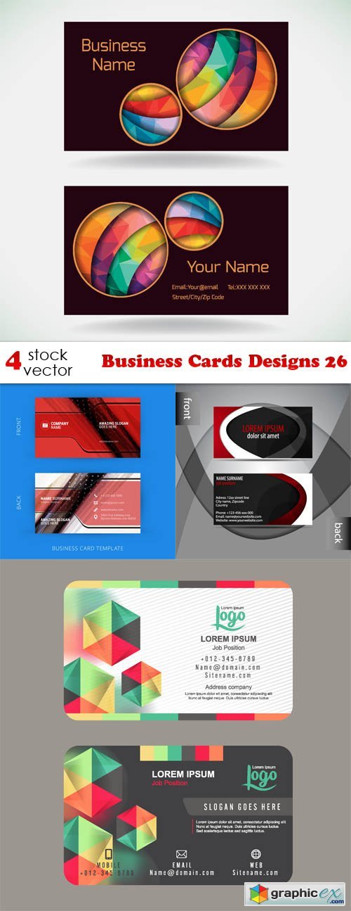 Vectors - Business Cards Designs 26