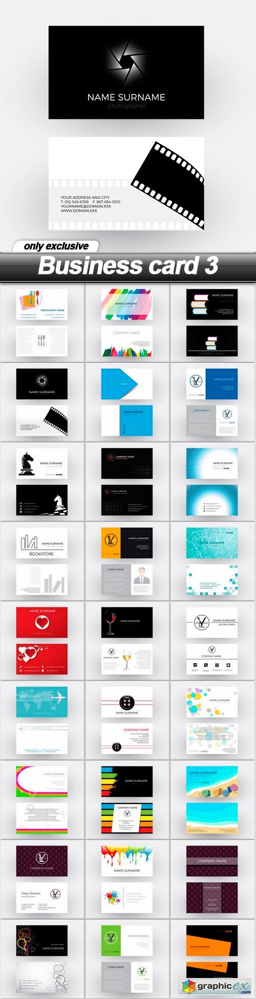 Business card 3 - 27 EPS