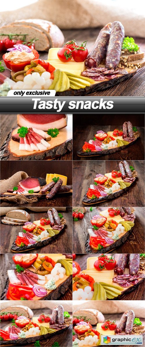 Tasty snacks - 10 UHQ JPEG