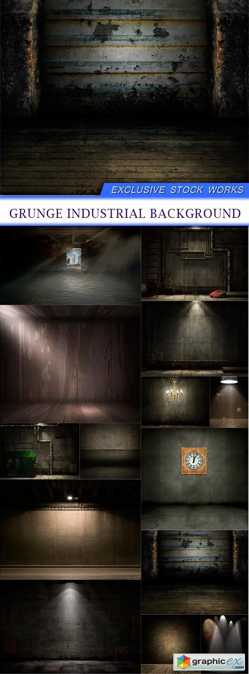 Grunge industrial background 14X JPEG
