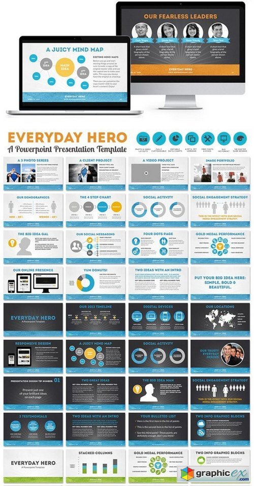 Everyday Hero Powerpoint HD Template