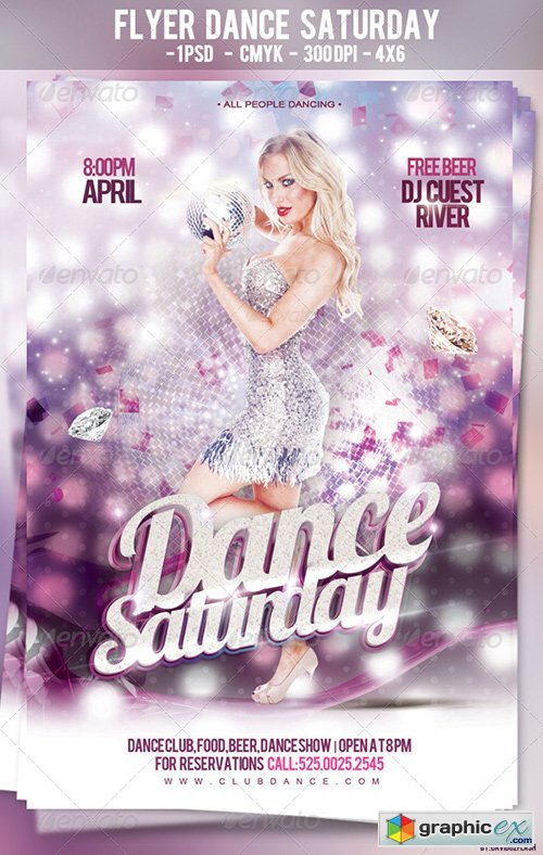 Flyer Dance Saturday - PSD