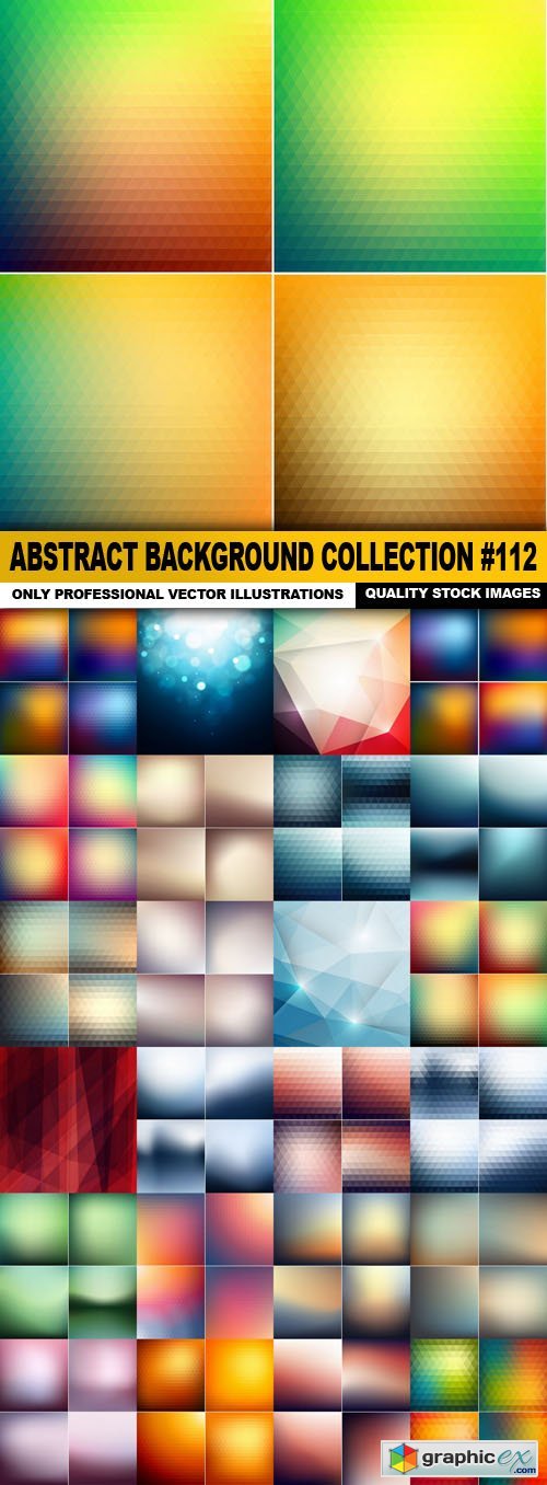 Abstract Background Collection #112 - 25 Vector