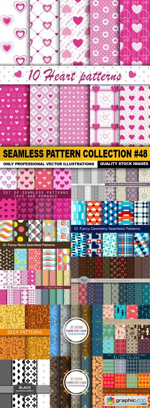 Seamless Pattern Collection #48 - 15 Vector