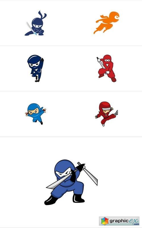 Vector Ninja Kids Logo