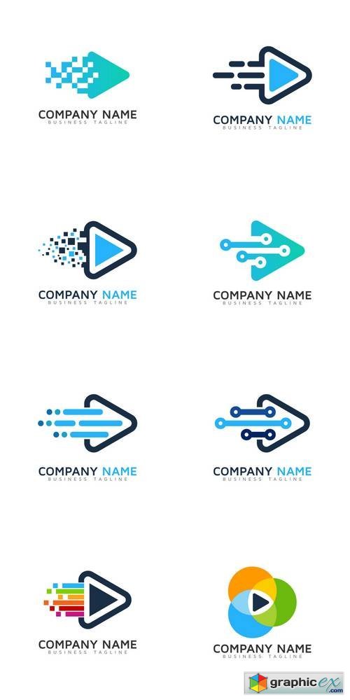Data Video Logo Design Template