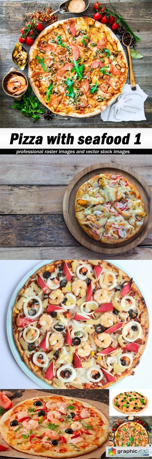 Pizza with seafood 1