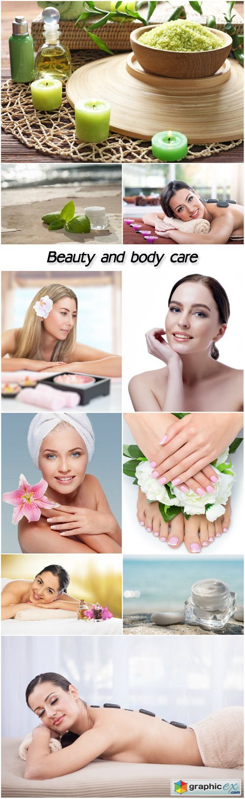 Beauty and body care, spa salon