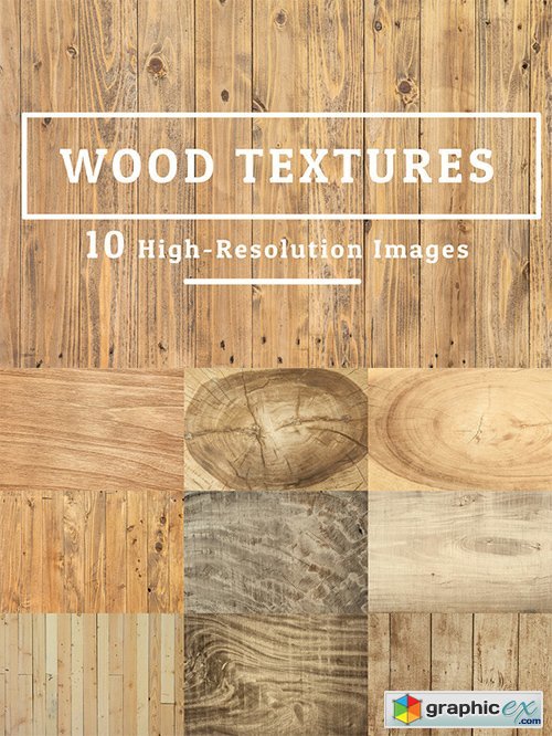10 Wood Texture Background Set 005