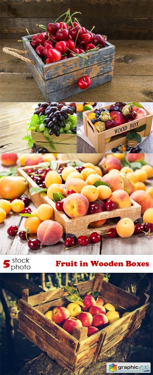 Photos - Fruit in Wooden Boxes