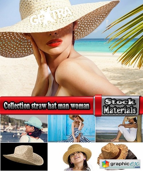Collection straw hat man woman girl 25 HQ Jpeg