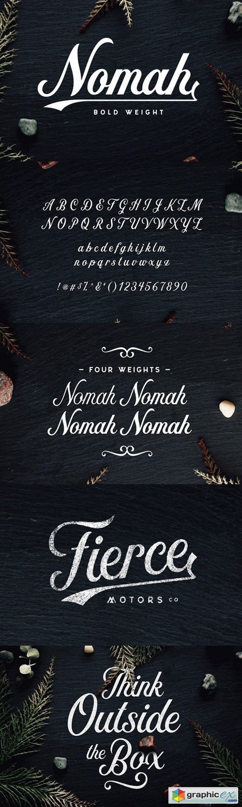 Nomah Bold Script Font