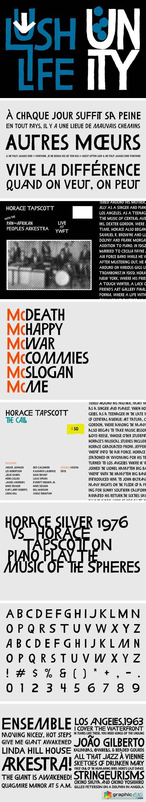 YWFT Tapscott Font